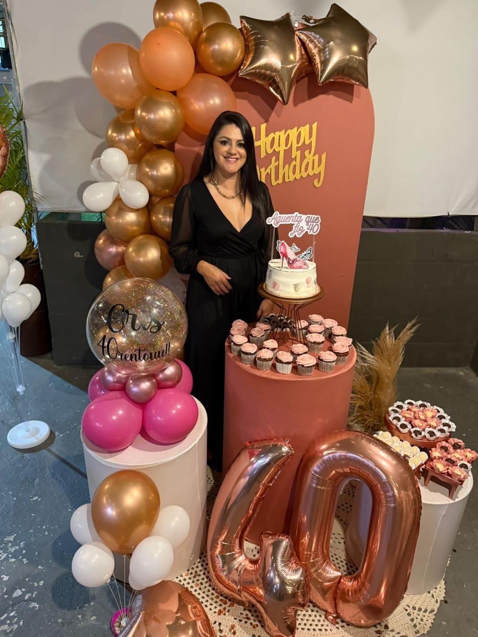 Celebração de aniversário no Pátio